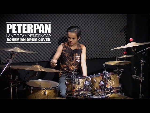 PETERPAN - LANGIT TAK MENDENGAR || Bohemian Drums Cover class=