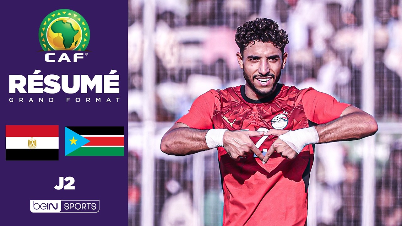 Résumé : L'ÉGYPTE fait un PAS vers la QUALIF en écrasant le SOUDAN du SUD !