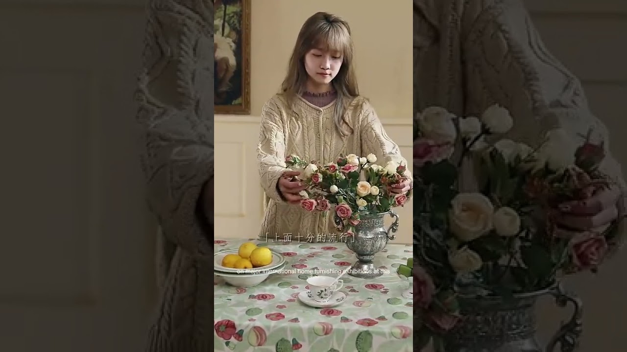 Suzdar Tablecloth Lace Stitching Edge Table Cover