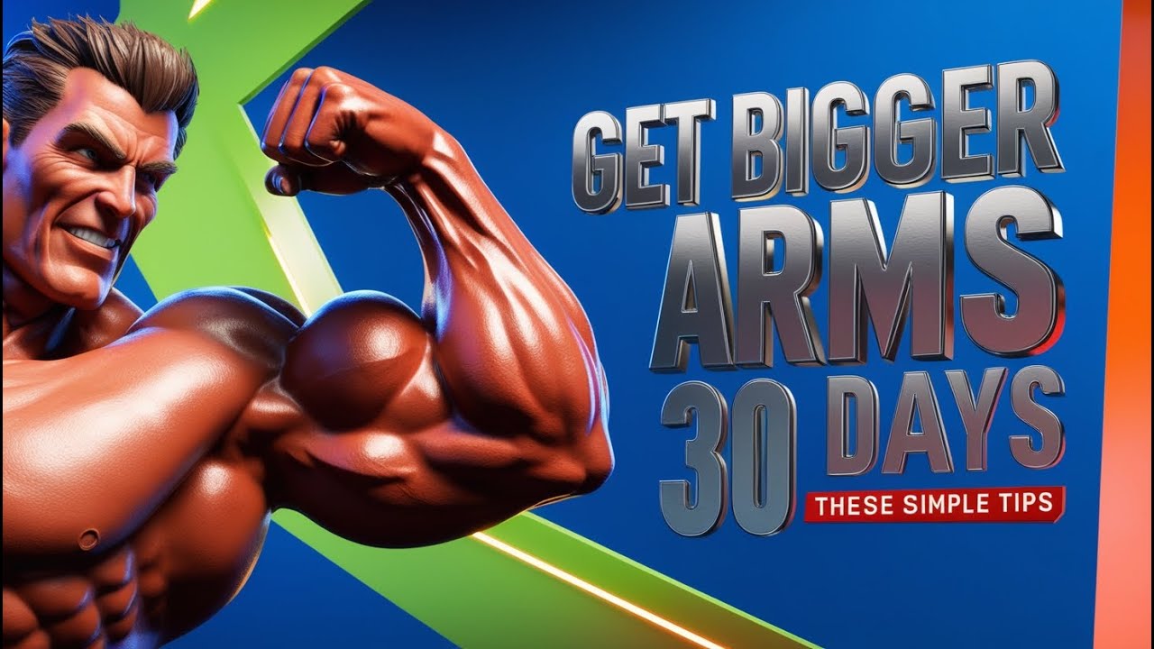 Get BIGGER Arms In 30 Days With These SIMPLE Tips - YouTube