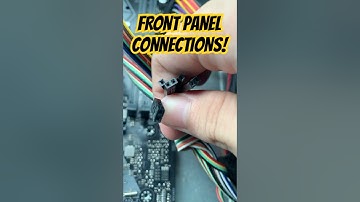 PC Front Panel Connections You Need To Know! #pc #pcguide #motherboard