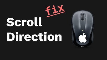 UPDATED - How to change scroll direction on MacBook