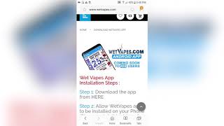 How To Install WetVapes Android App on Your Phone screenshot 4