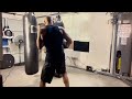 Full Heavy Bag Training 12 Punch 6 Defense Moves Beginning to End