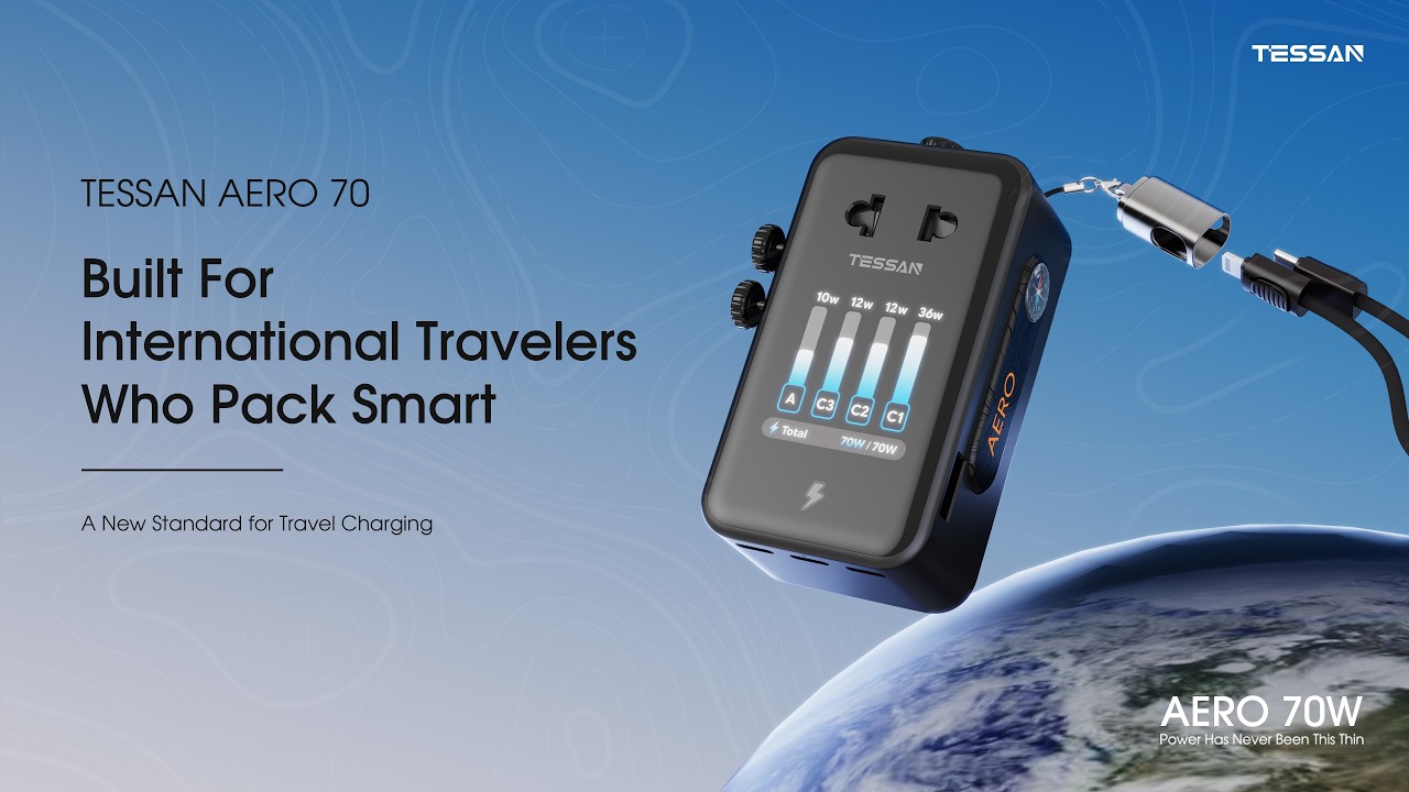 TESSAN AERO 70 - A New Standard for Travel Charging