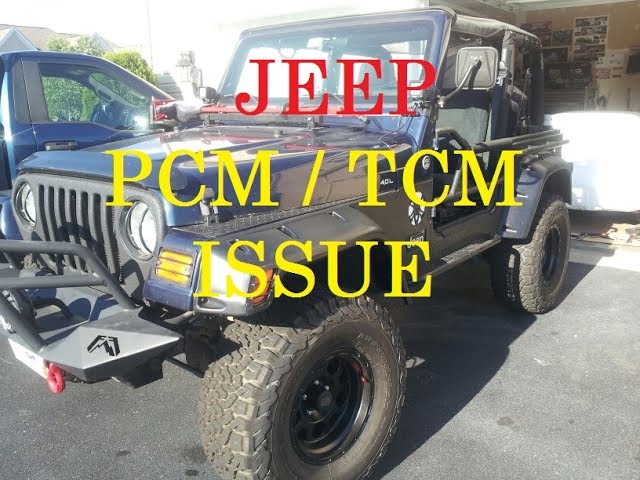 TCM problems - Jeep Wrangler TJ - codes P1603 P1604 P0700 - YouTube