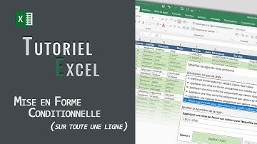 Excel | Mise En Forme Conditionnelle sur toute une ligne