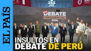 DEBATE PRESIDENCIAL en PERÚ se llena de insultos: 'Mitómano miserable' | EL PAÍS