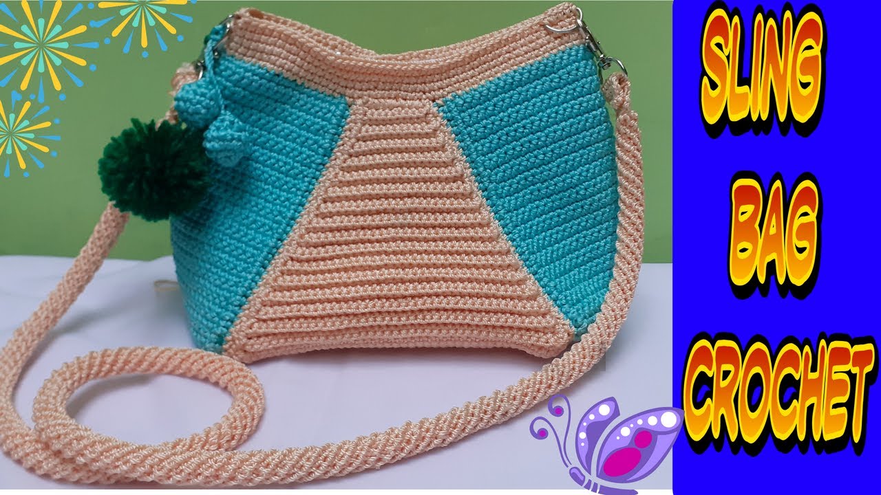 Crochet Bag Crochet Tutorial cara  membuat  tas  rajut  