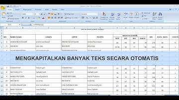 Cara Menggunakan Fungsi Lower, Upper dan Proper Microsoft Excel