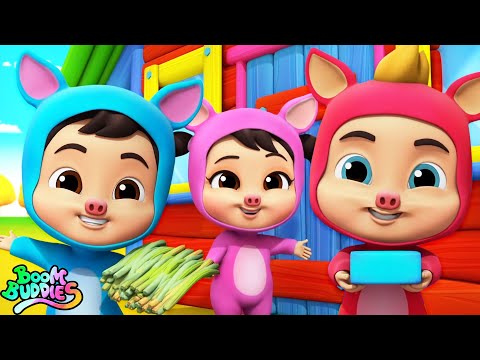 Three Little Pigs and The Big Bad Wolf Short Story For Kids