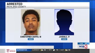 Pair of Richland County teens arrested after drugs, guns found during traffic stop