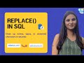 REPLACE String Function In SQL | REPLACE() | Clean  &amp; Modify String Easily | SQL Tutorial | Part 5