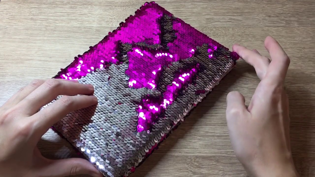 ASMR Блокнот с пайетками АСМР без шёпота ПО ЗАПРОСУ