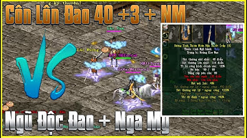 Côn Lôn Đao Hoàng Kim Max Opt + Nga My Chưởng Khiến Cặp Đôi 5 Độc Đao + Nga My Chưởng Phải Khóc Thét