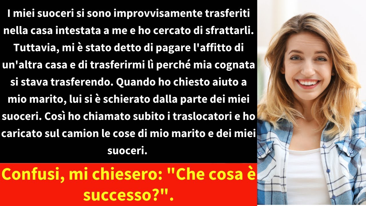 I miei suoceri si sono improvvisamente trasferiti nella casa intestata a me e ho cercato di