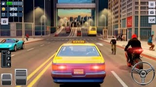 CITY CAR DRIVING GAMEPLAY | TAXI SIM 2020 | ANDROID GAMES screenshot 4
