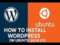 I will do Install WordPress with Nginx on Ubuntu 24.04