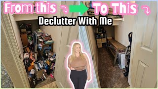 This Closet Was OUT OF CONTROL 😳 Clean, Declutter &amp; Organize With Me