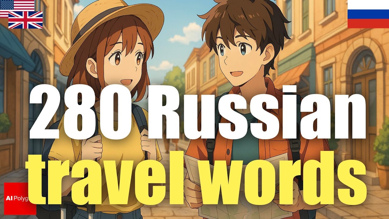 280 Russian travel words | Passive listening | L2Language | with hiragana