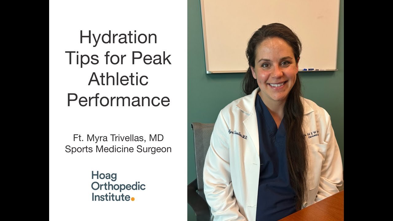 Hydration Tips for Athletes - YouTube