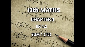 TN || 12th STD MATHS || CHAPTER 1 || APPLICATION OF MATRICES & DETERMINANTS || EX 1.2 || SUM 1(ii)||
