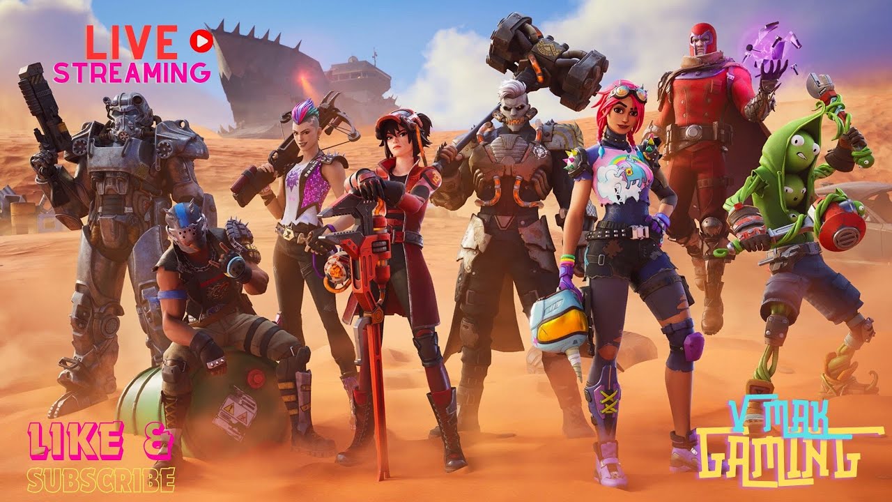 Live Gaming Fortnite Live Action Gameplay @vmakgaming Live Stream - YouTube