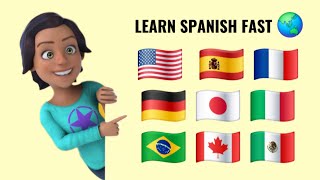 Learn Countries in Spanish 🇪🇸 (Fun for Kids!)