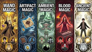 All 5 Sources of MAGIC  in Harry Potter EXPLAINED in Detail