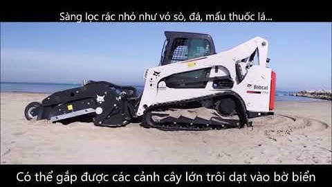 Máy dọn rác & sàng cát bãi biển Bobcat (0914-555-247)