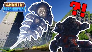 Vox Engine vs Leviathan in Create Aeronautics (Raw ARENA PvP)