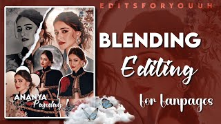Blending Editing 🌸 || fanpages || Ananya Panday || Editsforyouuh || #editsforyouuh screenshot 2