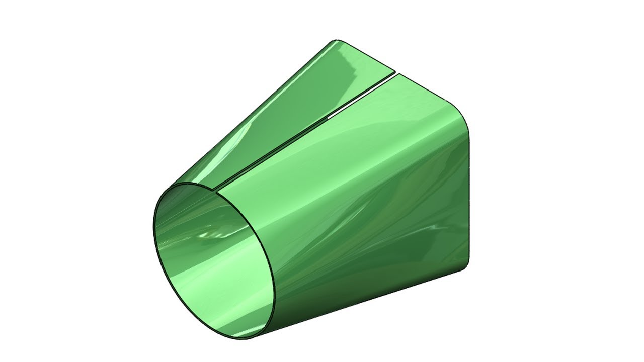 ⚡SOLIDWORKS TUTORIAL Sheet Metal Lofted bends feature of sheet metal in solidworks. YouTube