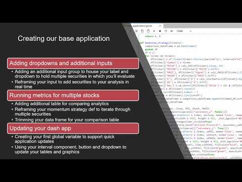 Creating The Base Application [Python Interactive Algorithmic Trading Assistant with APIs]