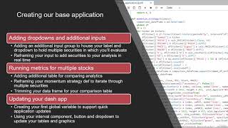 Creating The Base Application [Python Interactive Algorithmic Trading Assistant with APIs]