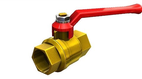 SolidWorks Tutorial #242 : Ball valve ( valve 2)