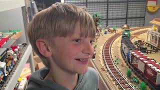 Dakota Helps Update The Lego City Layout With Some Lionel Mocs