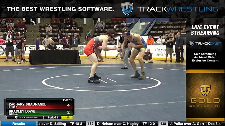 1084 Junior 170 Zachary Braunagel Illinois vs Brad...