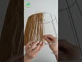 DIY Raffia Chandelier | Easy Boho Light Fixture Tutorial
