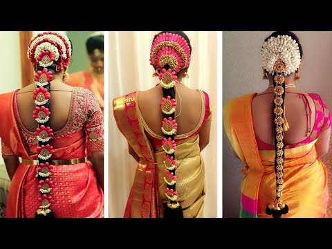 Indian Bridal Hairstyles | Wedding Hairstyles Step By Step | Bridal Bun and Bridal Plait Hairstyles