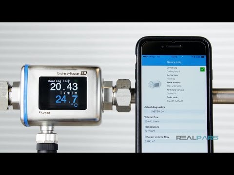 How to Setup an Endress+Hauser Picomag Flow Meter