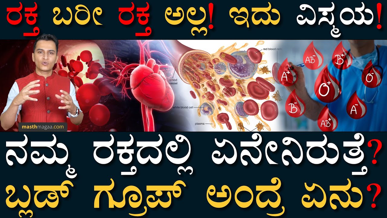 ರಕ್ತದ ಕೆಲಸ ಏನು ಗೊತ್ತಾ? | Scientific Knowledge About Blood | Masth Magaa | Amar Prasad