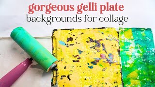 Gorgeous Gel Plate Backgrounds for Collage screenshot 1
