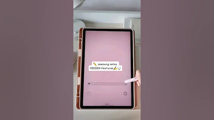 Samsung Notes Hidden Features 📝 SAMSUNG NOTES TUTORIAL 🤍 Samsung Tablet Tips and Tricks #shorts