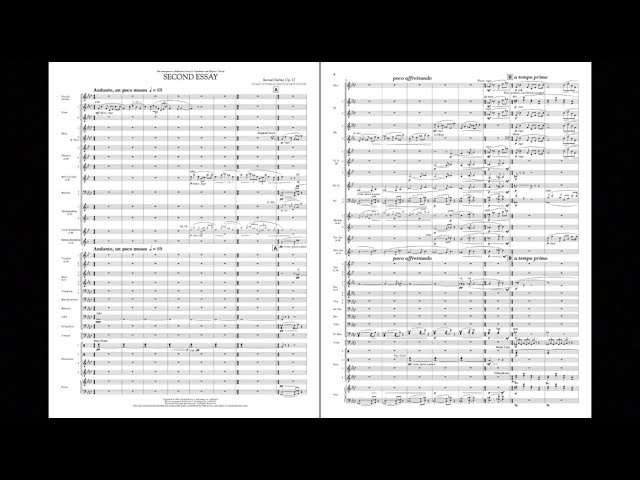 Proposal Essay Topic Ideas Hal Leonard Concert Band Second Essay By Samuel Barberarranged By George R Schneider English Essays For Kids also How To Start A Science Essay Hal Leonard Concert Band Second Essay By Samuel Barberarranged By High School Application Essay Samples
