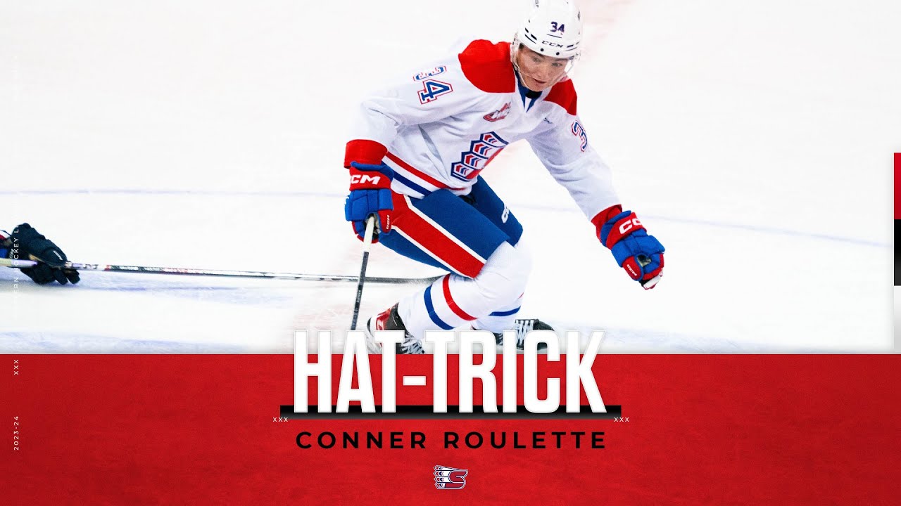 WHL Hat-Tricks — Conner Roulette - YouTube