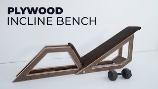 Plywood Incline Bench