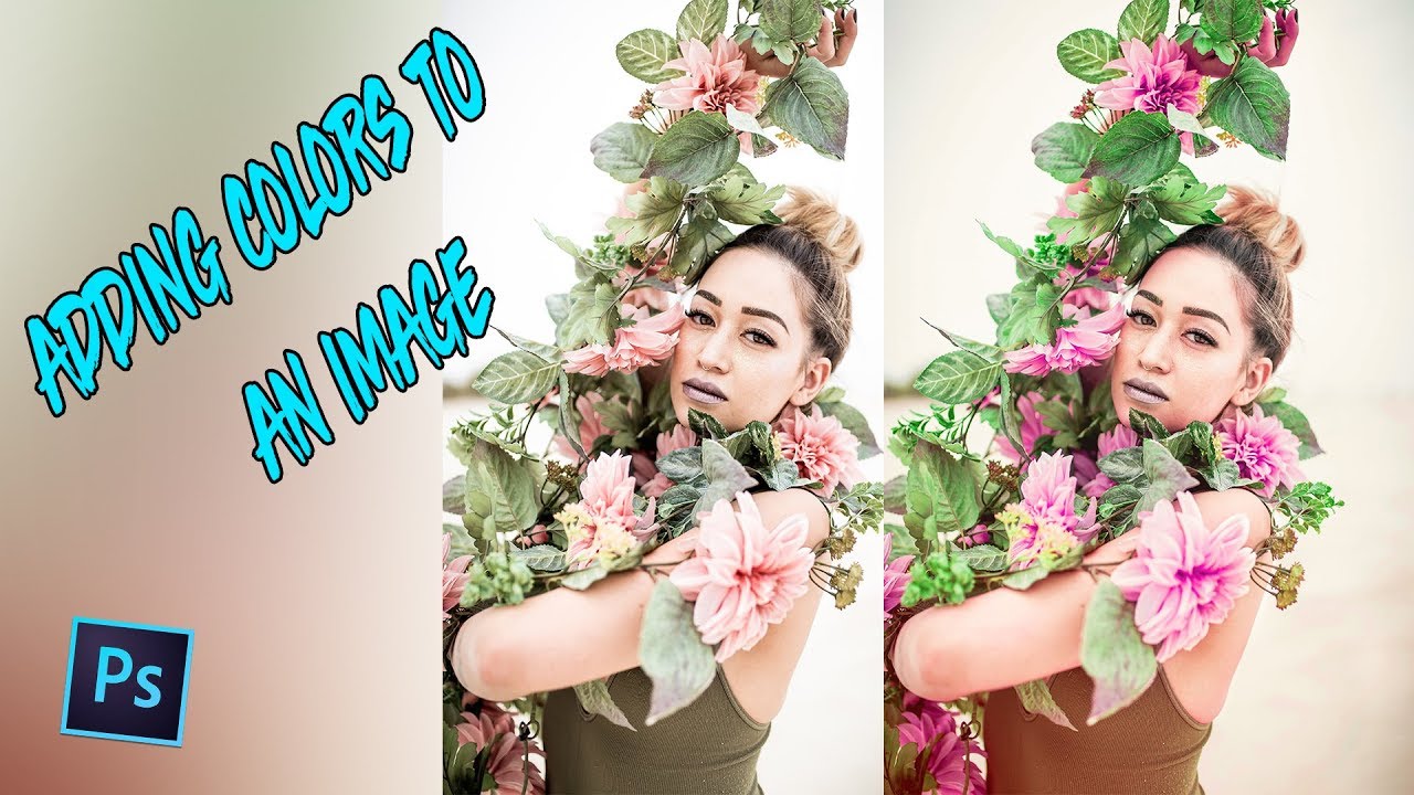 Picture Adds Using Color How to Add Colors to an image Color Correction in Photoshop - YouTube