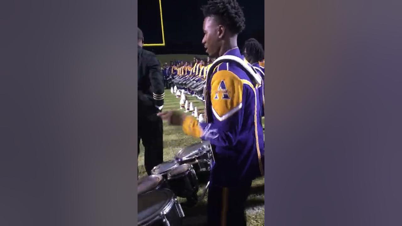 alcorn state university drumline battle part 1 (quints view) YouTube