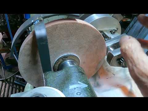 Honda No. 1 tiller crankshaft grinding